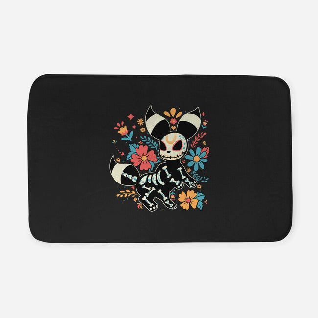 Night Skeleton-None-Memory Foam-Bath Mat-IKILO