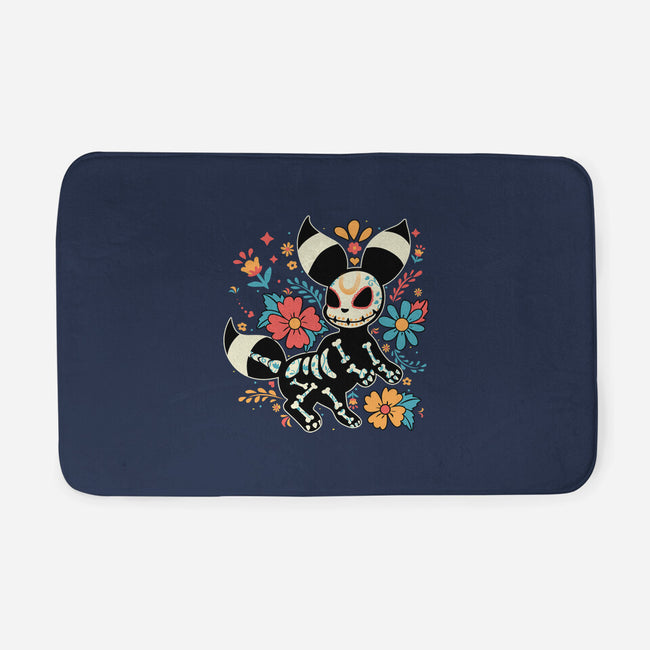 Night Skeleton-None-Memory Foam-Bath Mat-IKILO