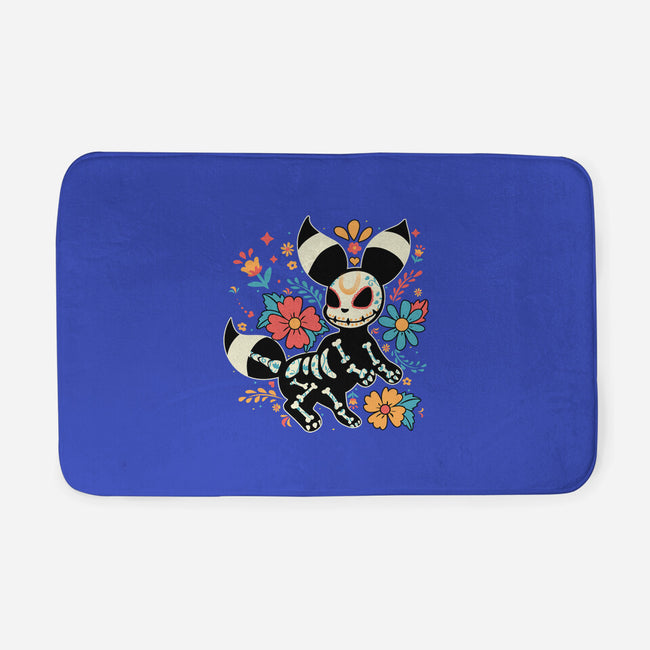 Night Skeleton-None-Memory Foam-Bath Mat-IKILO