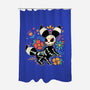 Night Skeleton-None-Polyester-Shower Curtain-IKILO