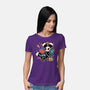 Night Skeleton-Womens-Basic-Tee-IKILO