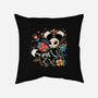 Night Skeleton-None-Removable Cover-Throw Pillow-IKILO