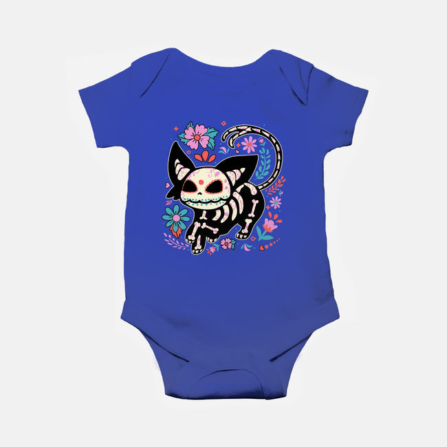 Day Skeleton-Baby-Basic-Onesie-IKILO