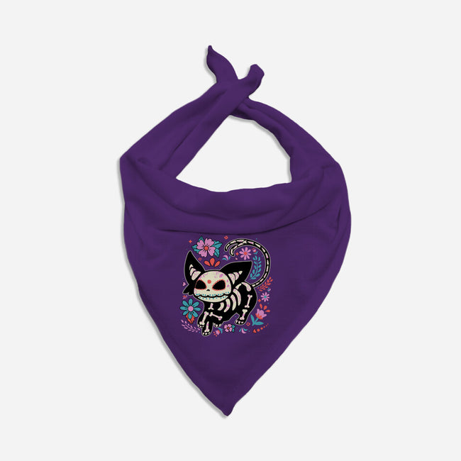 Day Skeleton-Cat-Bandana-Pet Collar-IKILO