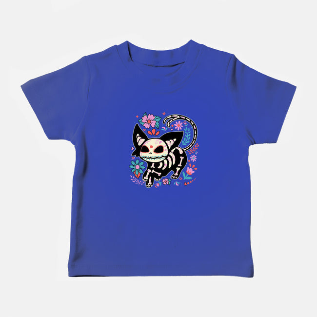 Day Skeleton-Baby-Basic-Tee-IKILO