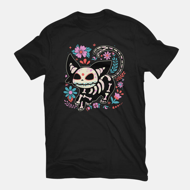 Day Skeleton-Womens-Basic-Tee-IKILO