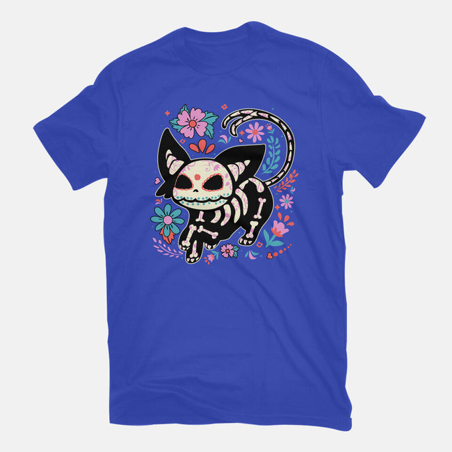 Day Skeleton-Womens-Basic-Tee-IKILO