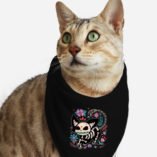 Day Skeleton-Cat-Bandana-Pet Collar-IKILO