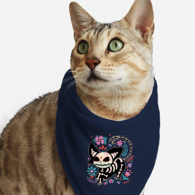 Day Skeleton-Cat-Bandana-Pet Collar-IKILO