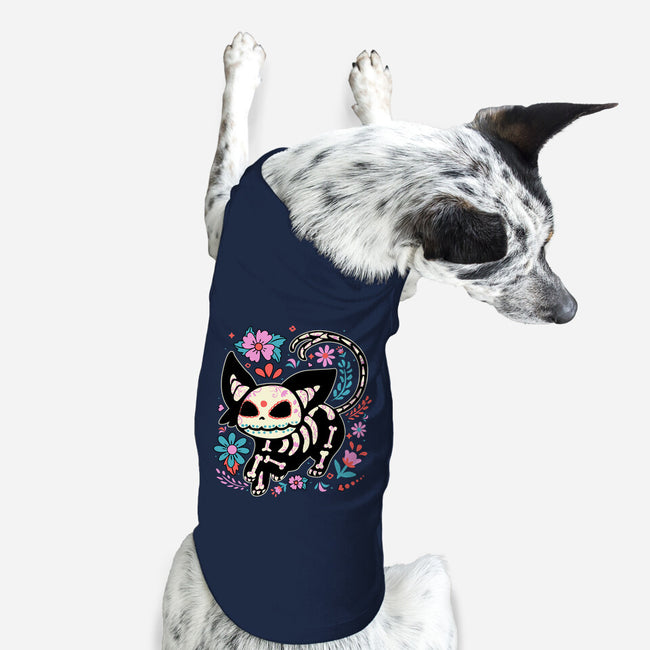 Day Skeleton-Dog-Basic-Pet Tank-IKILO