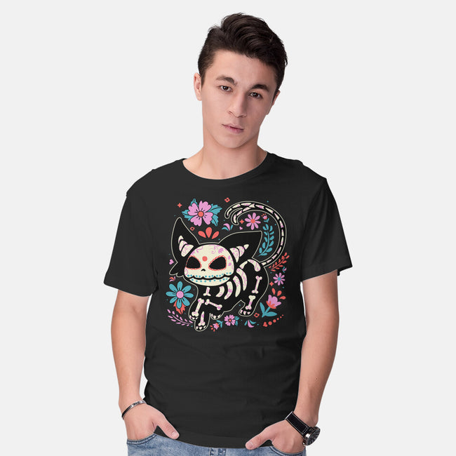 Day Skeleton-Mens-Basic-Tee-IKILO