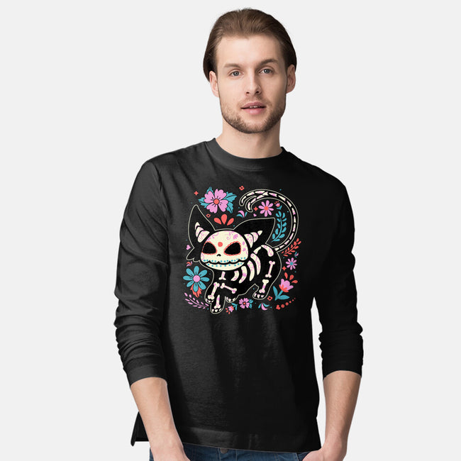 Day Skeleton-Mens-Long Sleeved-Tee-IKILO