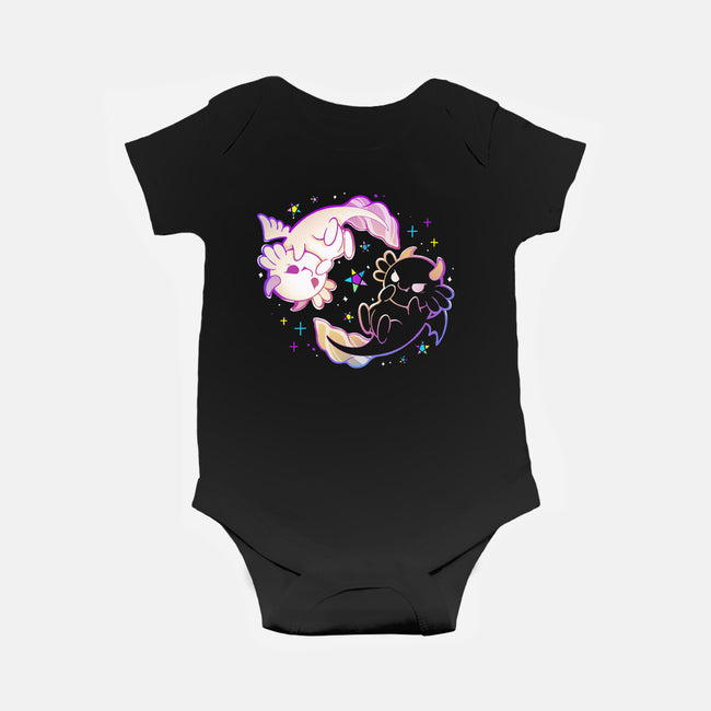 Halloween Axolotl-Baby-Basic-Onesie-Vallina84