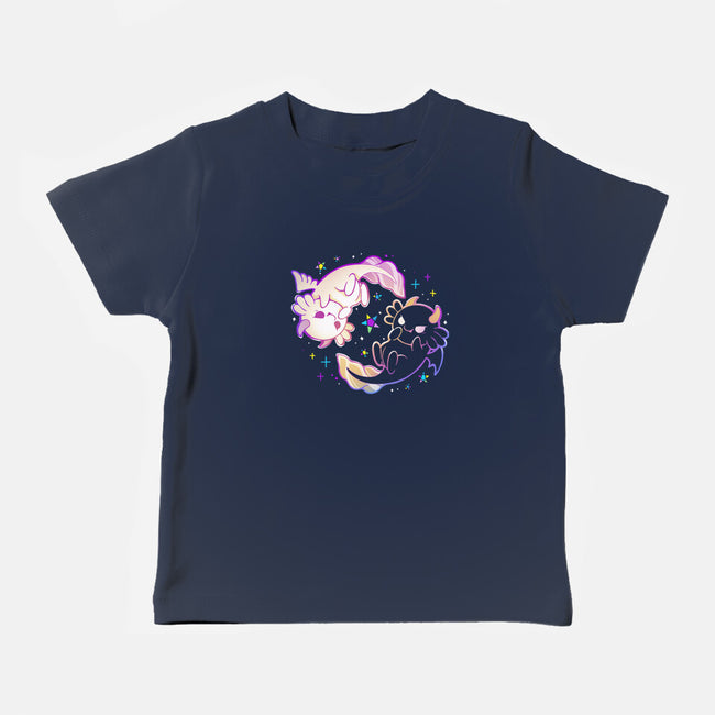 Halloween Axolotl-Baby-Basic-Tee-Vallina84