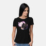 Halloween Axolotl-Womens-Basic-Tee-Vallina84