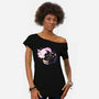 Halloween Axolotl-Womens-Off Shoulder-Tee-Vallina84