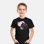 Halloween Axolotl-Youth-Basic-Tee-Vallina84