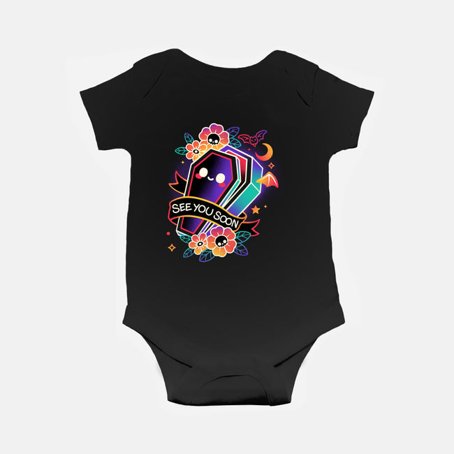 Coffin See You Soon-Baby-Basic-Onesie-NemiMakeit