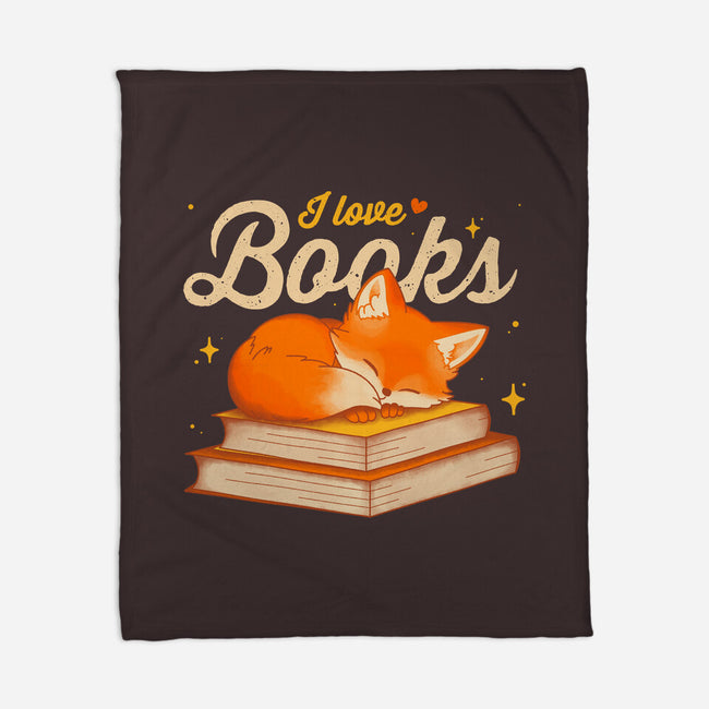 Book Kitsune-None-Fleece-Blanket-retrodivision