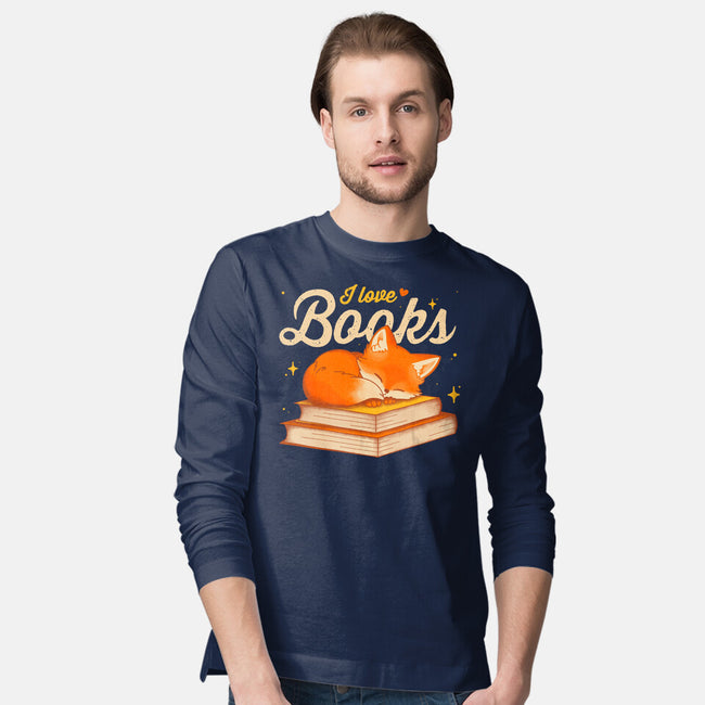 Book Kitsune-Mens-Long Sleeved-Tee-retrodivision