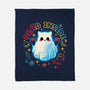 Cat Ghost Dead Inside-None-Fleece-Blanket-NemiMakeit