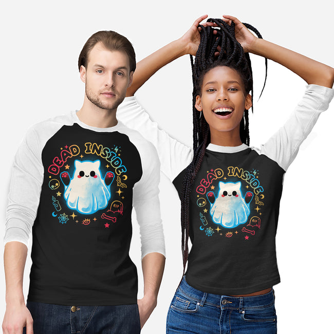 Cat Ghost Dead Inside-Unisex-Baseball-Tee-NemiMakeit