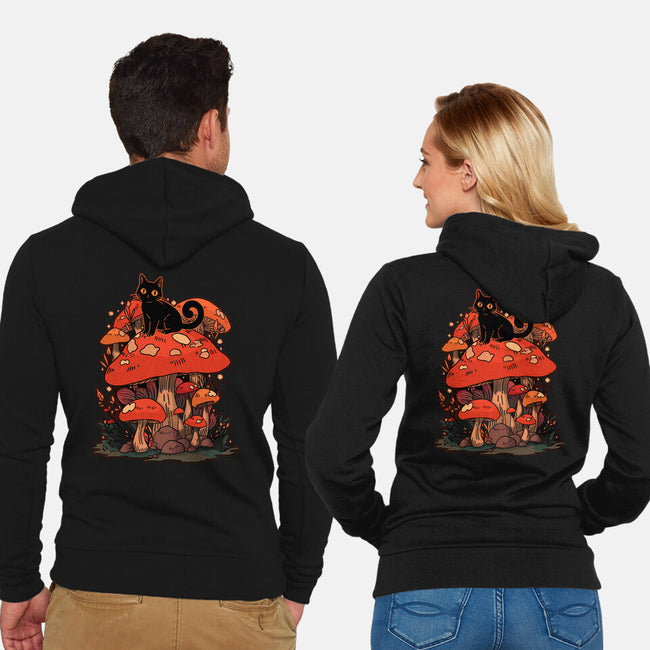 Feline Fungi-Unisex-Zip-Up-Sweatshirt-fanfreak1