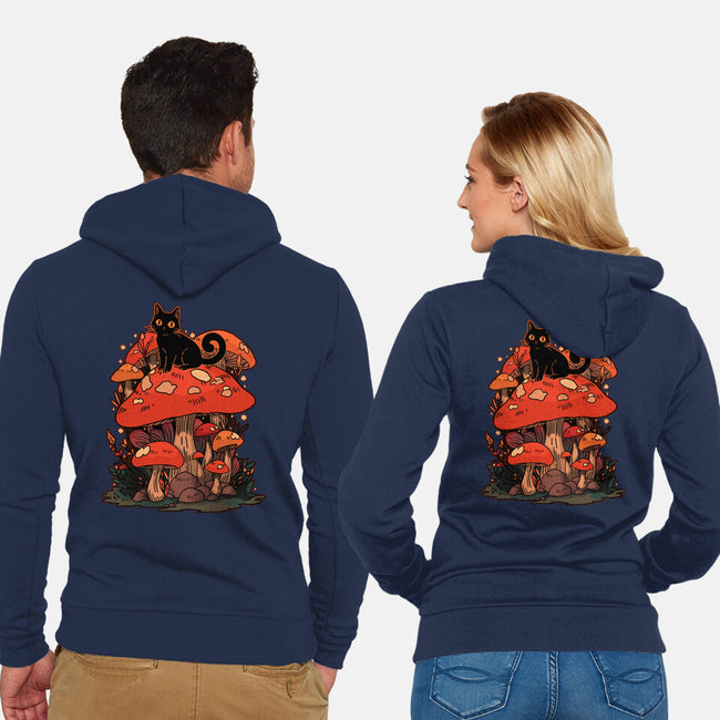 Feline Fungi-Unisex-Zip-Up-Sweatshirt-fanfreak1