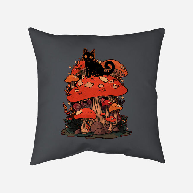 Feline Fungi-None-Removable Cover-Throw Pillow-fanfreak1