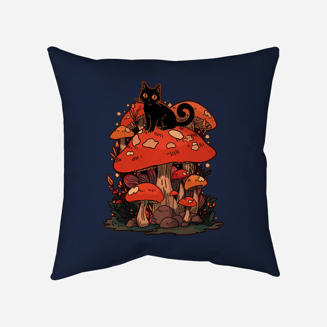 Feline Fungi-None-Removable Cover-Throw Pillow-fanfreak1