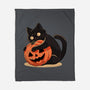 Pumpkin Embrace-None-Fleece-Blanket-fanfreak1