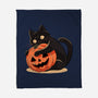 Pumpkin Embrace-None-Fleece-Blanket-fanfreak1