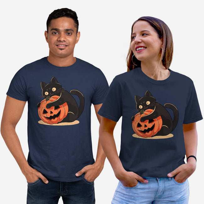 Pumpkin Embrace-Unisex-Basic-Tee-fanfreak1