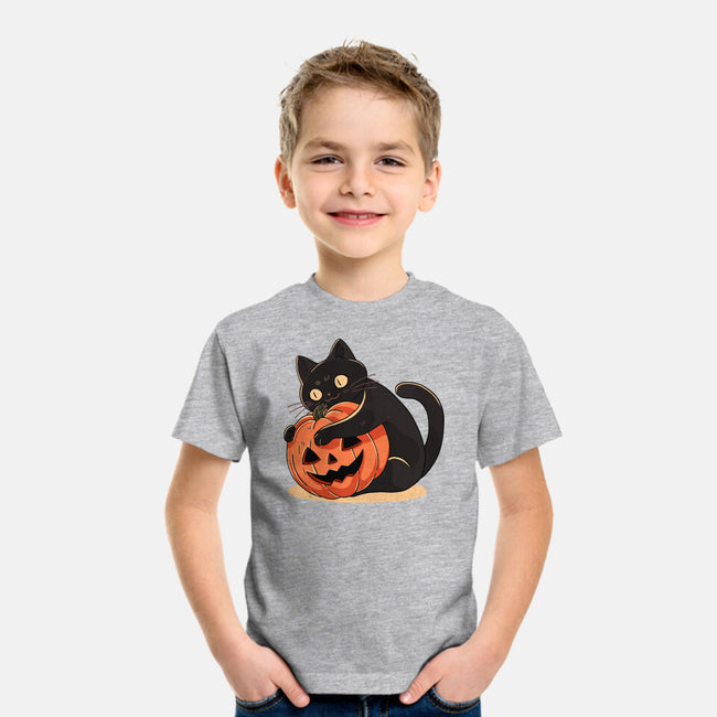 Pumpkin Embrace-Youth-Basic-Tee-fanfreak1