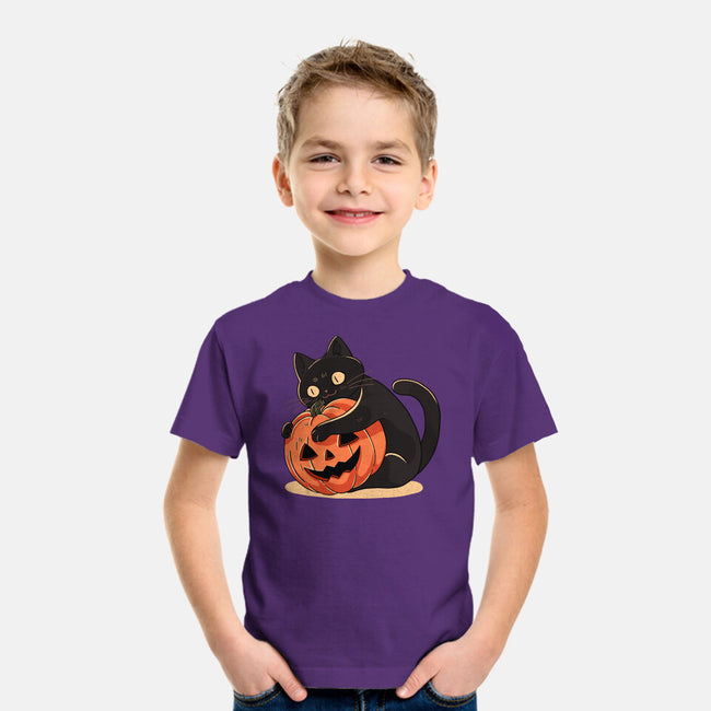 Pumpkin Embrace-Youth-Basic-Tee-fanfreak1