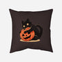 Pumpkin Embrace-None-Removable Cover-Throw Pillow-fanfreak1