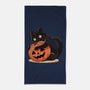 Pumpkin Embrace-None-Beach-Towel-fanfreak1