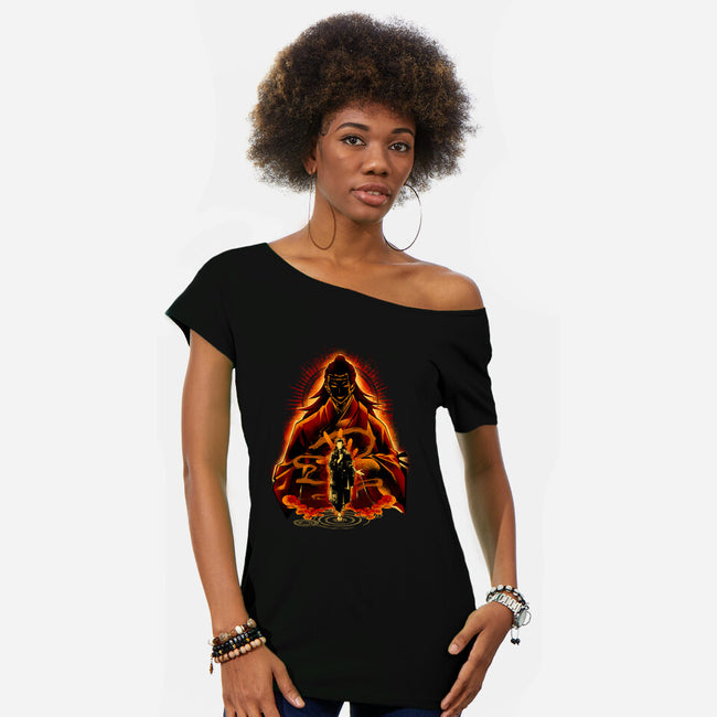 Special Grade Villain-Womens-Off Shoulder-Tee-hypertwenty