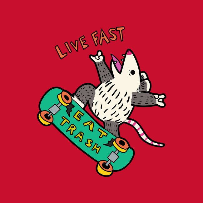 Skate And Eat Trash-Cat-Basic-Pet Tank-MaxoArt