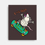 Skate And Eat Trash-None-Stretched-Canvas-MaxoArt