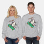 Skate And Eat Trash-Unisex-Crew Neck-Sweatshirt-MaxoArt