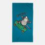 Skate And Eat Trash-None-Beach-Towel-MaxoArt