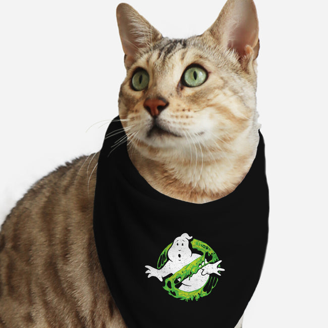 No Ghosts!-Cat-Bandana-Pet Collar-dalethesk8er