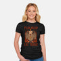 Possumphomet-Womens-Fitted-Tee-Thiago Correa