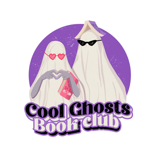 Cool Ghosts Book Club-Youth-Pullover-Sweatshirt-Paola Locks