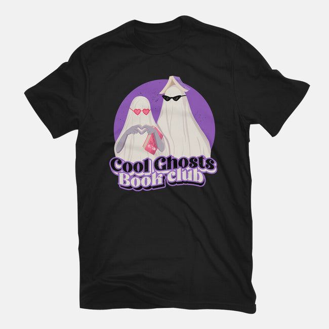 Cool Ghosts Book Club-Mens-Basic-Tee-Paola Locks