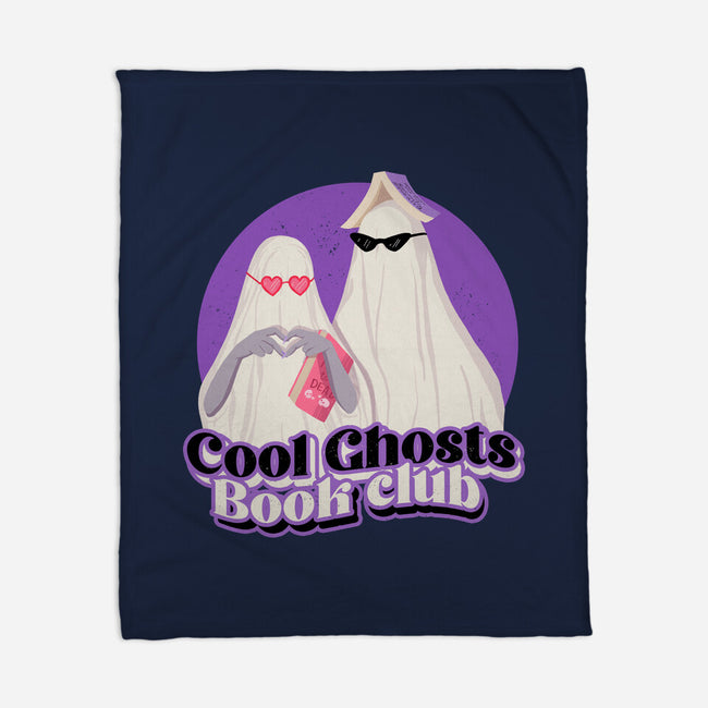 Cool Ghosts Book Club-None-Fleece-Blanket-Paola Locks