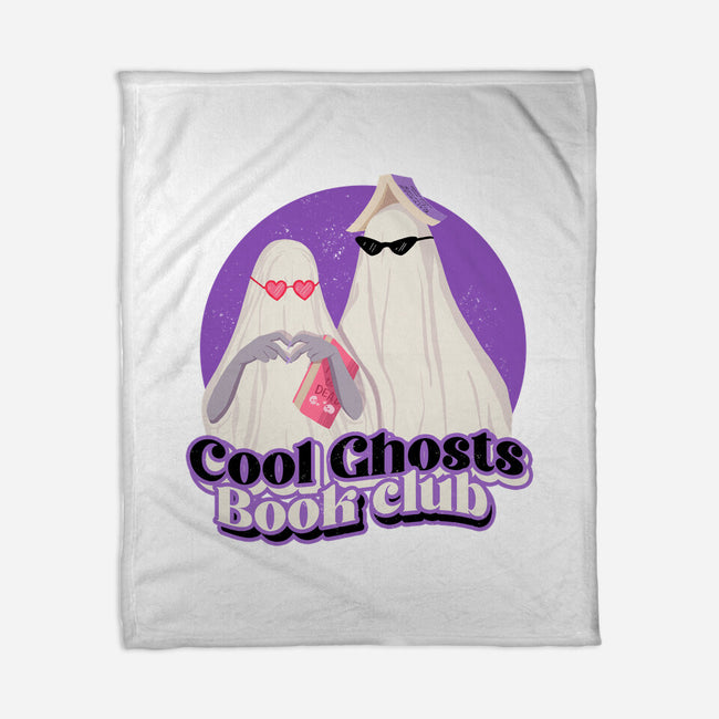 Cool Ghosts Book Club-None-Fleece-Blanket-Paola Locks