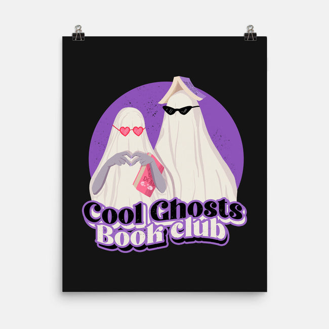 Cool Ghosts Book Club-None-Matte-Poster-Paola Locks