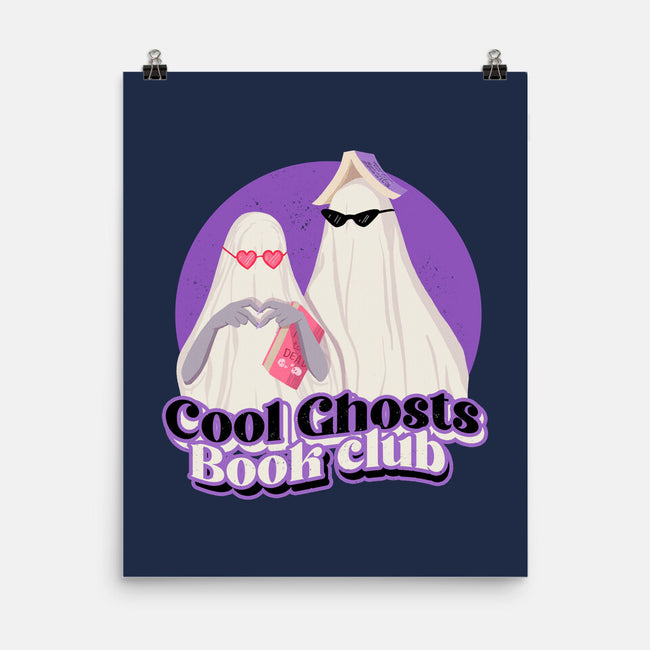 Cool Ghosts Book Club-None-Matte-Poster-Paola Locks